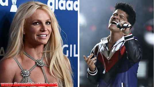 Bruno Mars and Britney Spears
