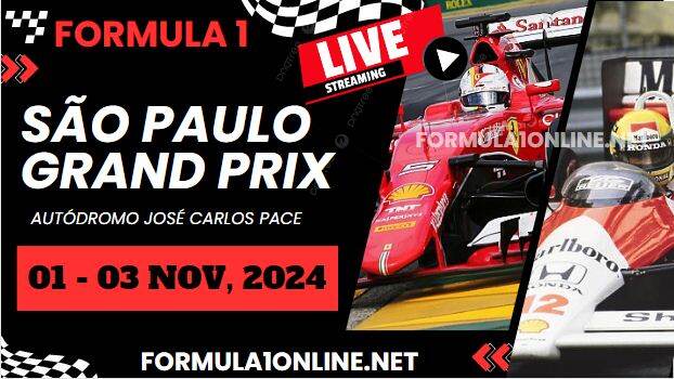 {Watch Live} F1 Sao Paulo GP 2024 Practice 1 Stream