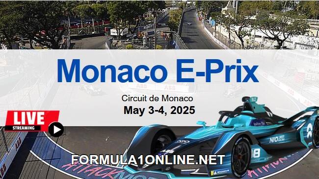 {Rd 6} 2025 Monaco E-Prix Practice 1 Live Stream: Formula E