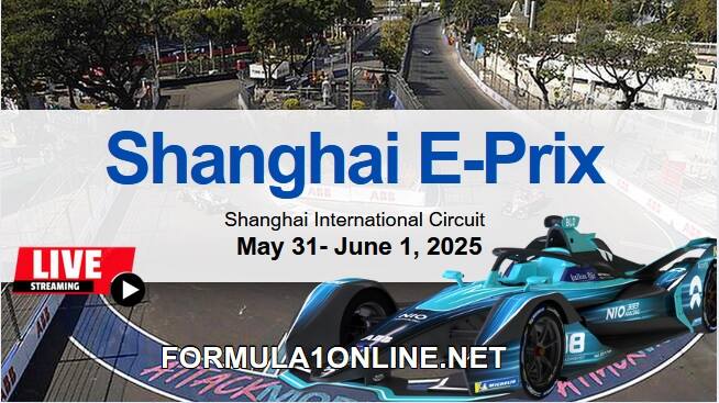 {Rd 10} 2025 Shanghai E-Prix Race 1 Live Stream: Formula E