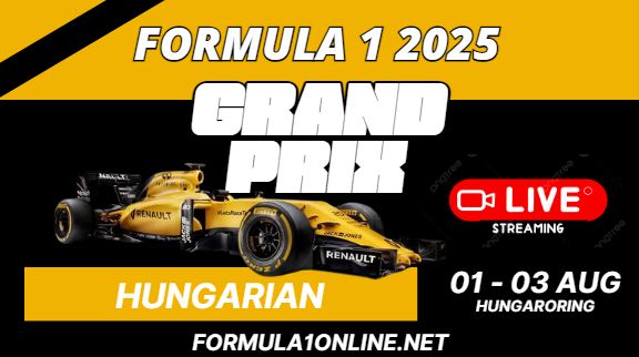 {Watch Live} F1 Hungarian GP 2025 Race Stream & Replay