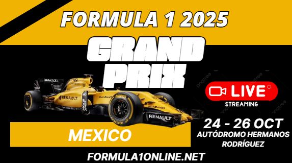 {Watch Live} F1 Mexico City GP 2025 Race Stream & Replay