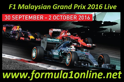 F1 Malaysian Grand Prix 2016 Live